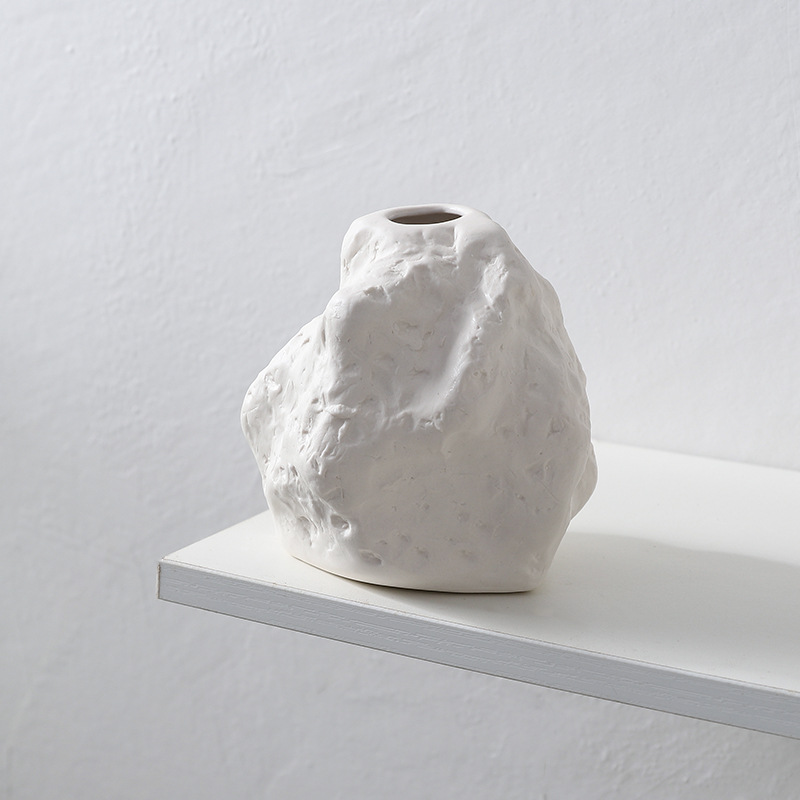 Scandinavian Creative Rock Texture Fire-Free Aromatherapy Bottle High-End Fragrance Volatile Bottle Diffuser Empty Bottle Decoration