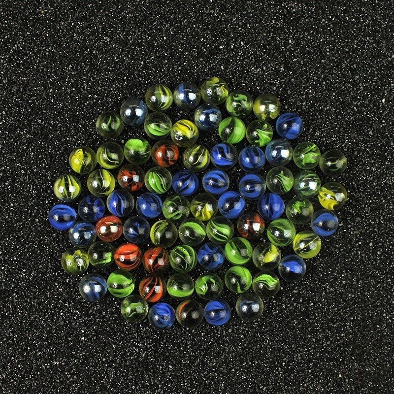 14mm glass ball game machine special marbles 25mm rolling ball fish tank vase decorative beads color
