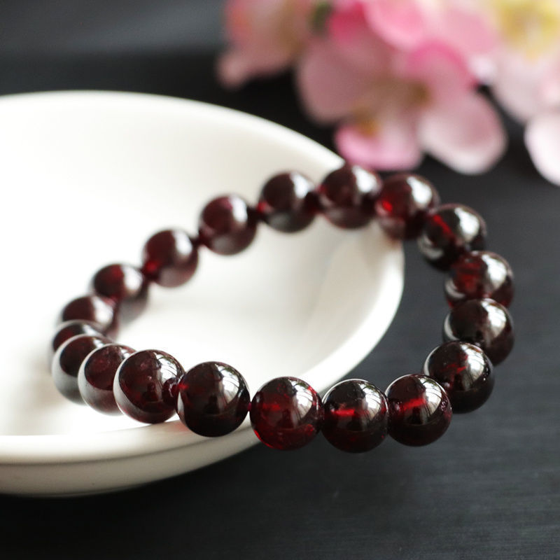Yuyu natural garnet bracelet 9MM color treasure Brazil crystal bracelet factory wholesale CB4030906