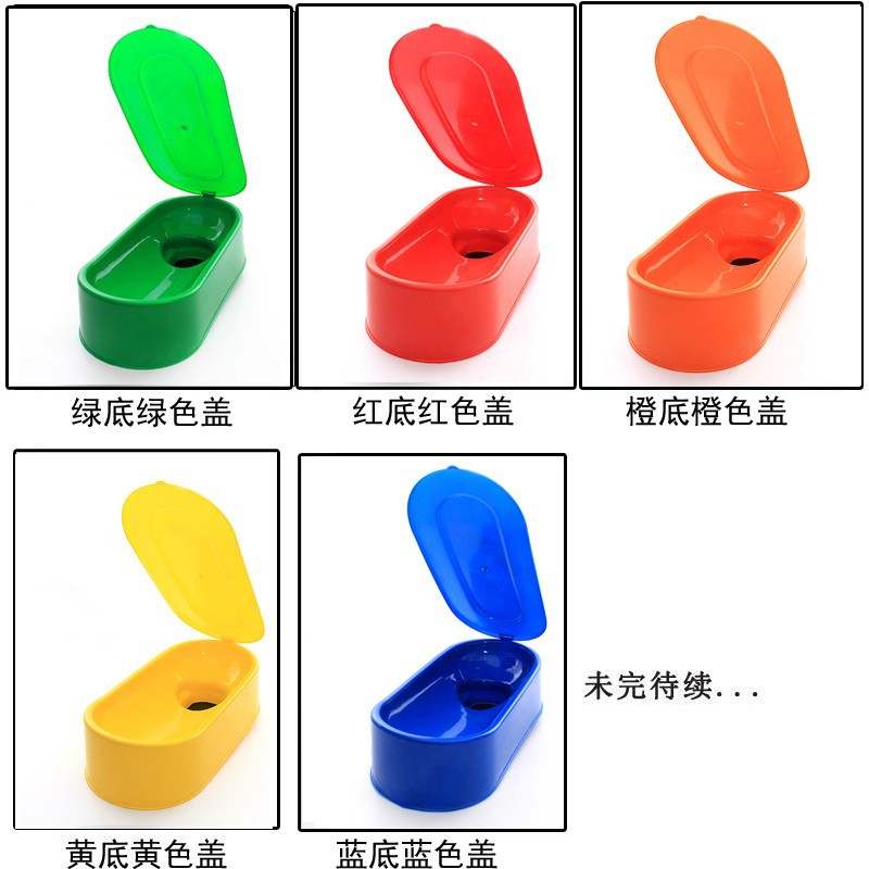 Simple Toilet Decoration Temporary Squatting Toilet Decoration Toilet Disposable Odor-proof Plastic Toilet for Construction