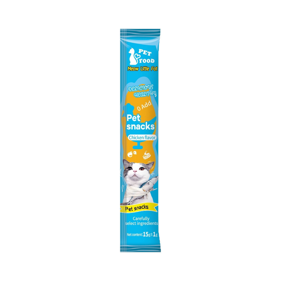 Foreign Trade English Cat Strips Wholesale Cat Snacks Wet Food Pet Training Reward Snacks Whole Box Cross-Border Manufacturer Supply