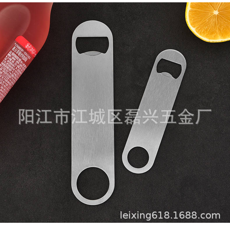 Factory wholesale stainless steel beer bottle opener dip beer bottle opener stainless steel PVC