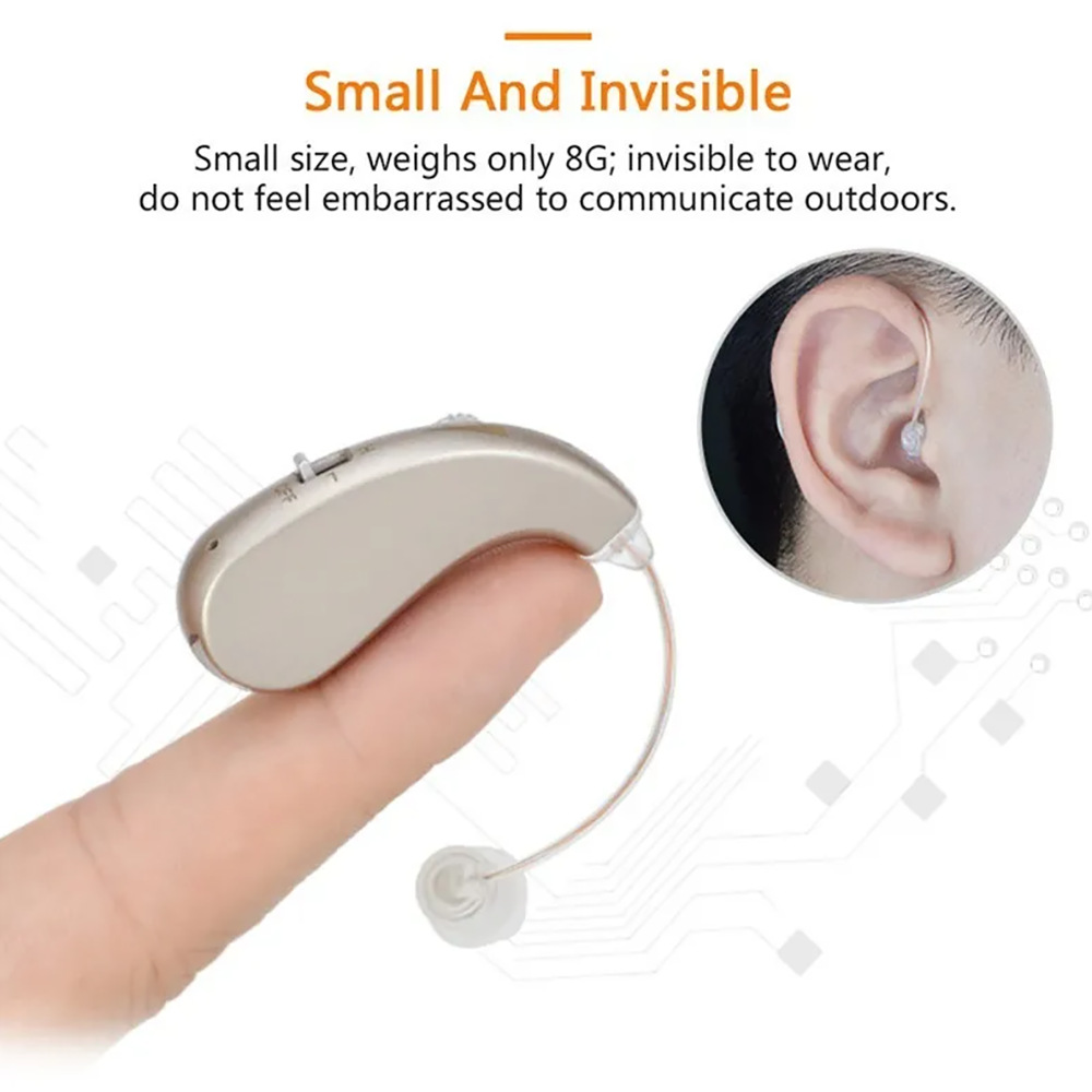 Hearing Aid Factory Direct Sales Rechargeable Hearing Aid for the Elderly with Deafness Hearing Aid Cross-Border English