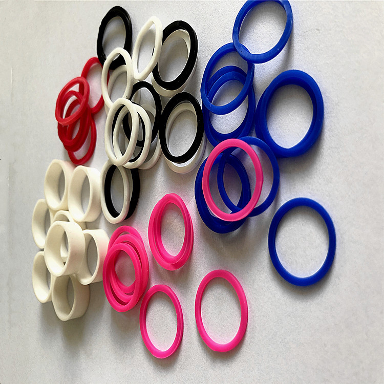 Dongguan Manufacturer Supplies High-Elasticity and Aging-Resistant Data Cable Binding with Wire Silicone Ring Rubber Band