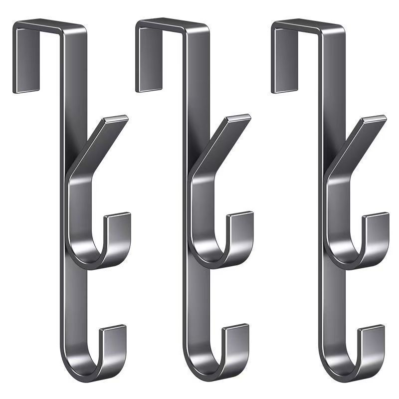 Hook Behind the Door, Ready-To-Use Punch-Free Clothes Hanger, Storage Rack, Clothes Storage Rack, Bedroom Door Back-Type Clothes Hook