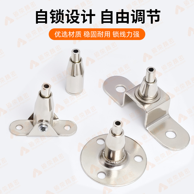 Hanging Mirror Line Advertising Tag Wire Rope Safety Hook Hanging Rope Lamp Hanging Line Lockable Hook Safety Rope