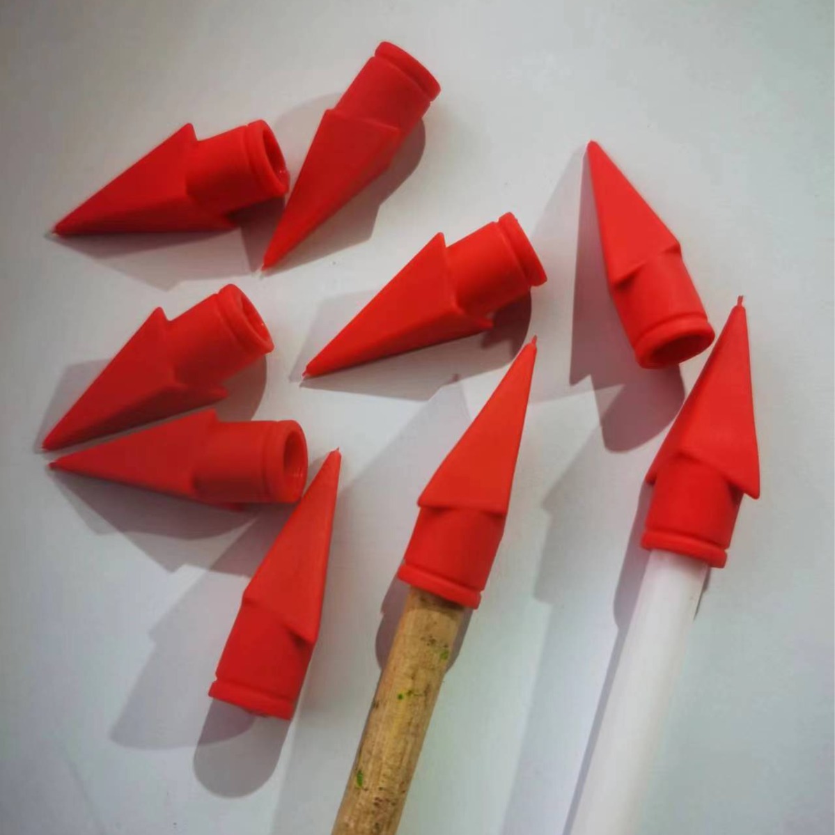 Arrow Bamboo Arrow Wooden Arrow for Dart Throwing, Environmentally Friendly Rubber Tpr Soft Tip Bamboo Wooden Arrow Accessories Arrowhead for Home Use