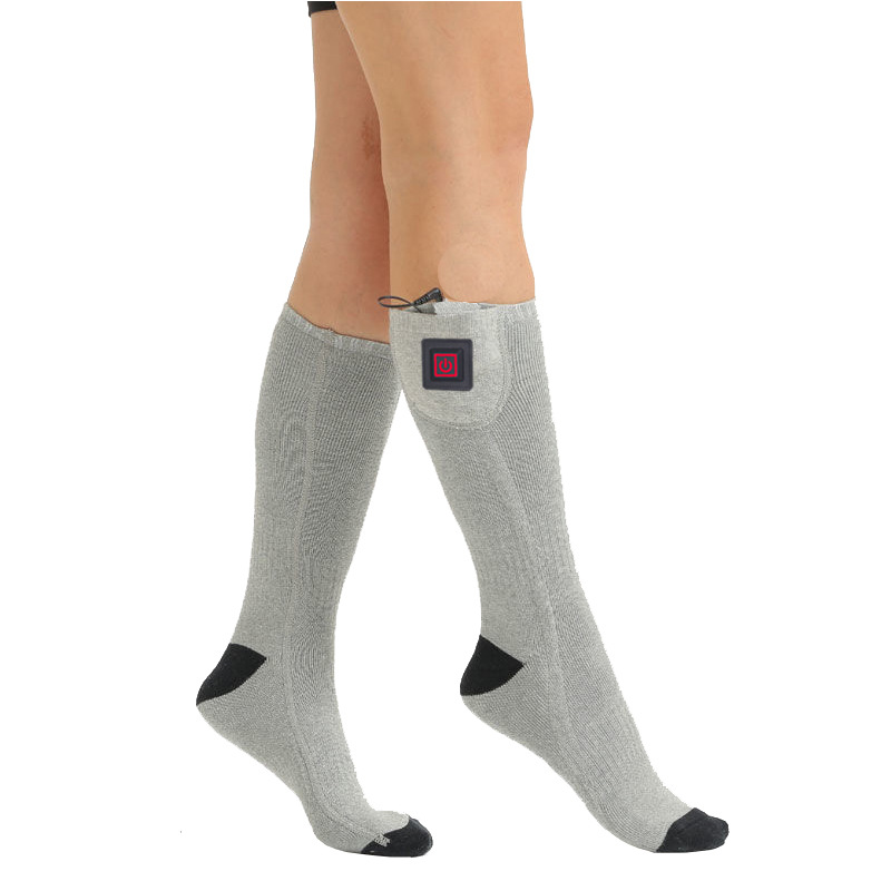 Cross-border Explosions Temperature Adjusting Heating Socks Electric Heating Socks Long Tube Warm Electric Socks Charging Heating Foot Warming Artifact