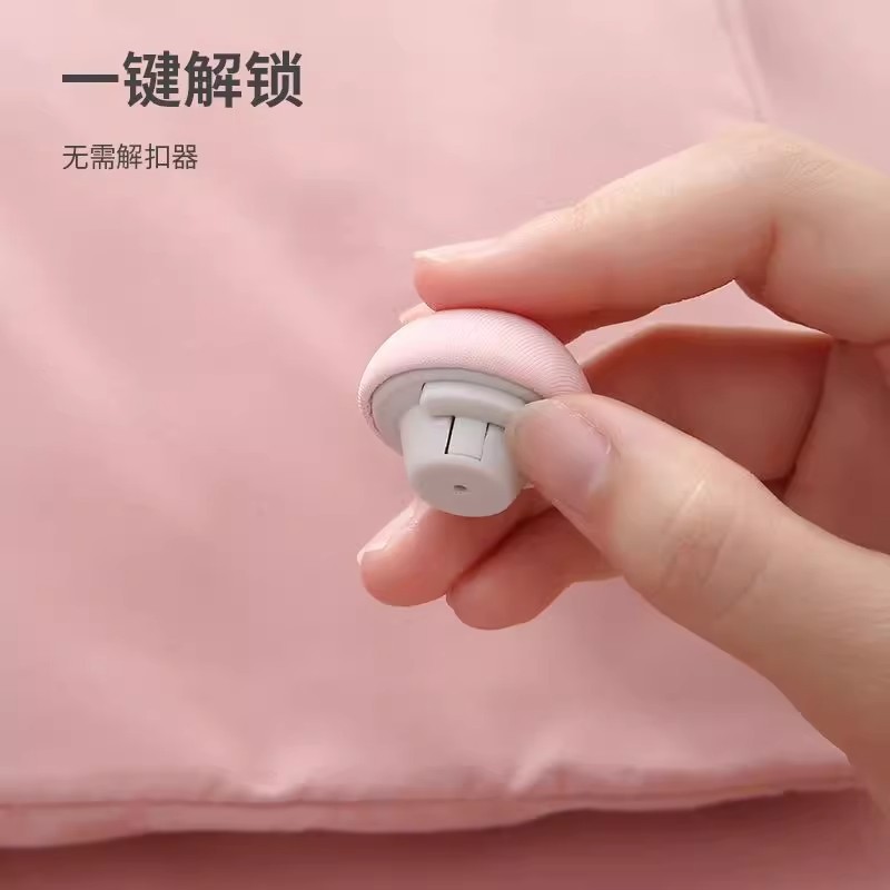 Quilt Fastener, Skin-Friendly, Traceless, Household Safe, Needle-Free, Invisible Bed Sheet Anti-Slip Buckle, Detachable Quilt Fixing Tool