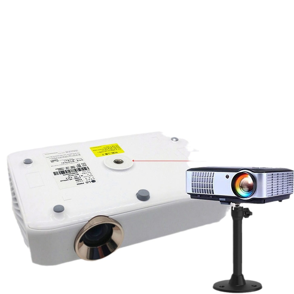 Mini Ceiling Wall Projector Bracket, Compatible with Qkk, Dr.J, Dbpower, Projection Monitoring