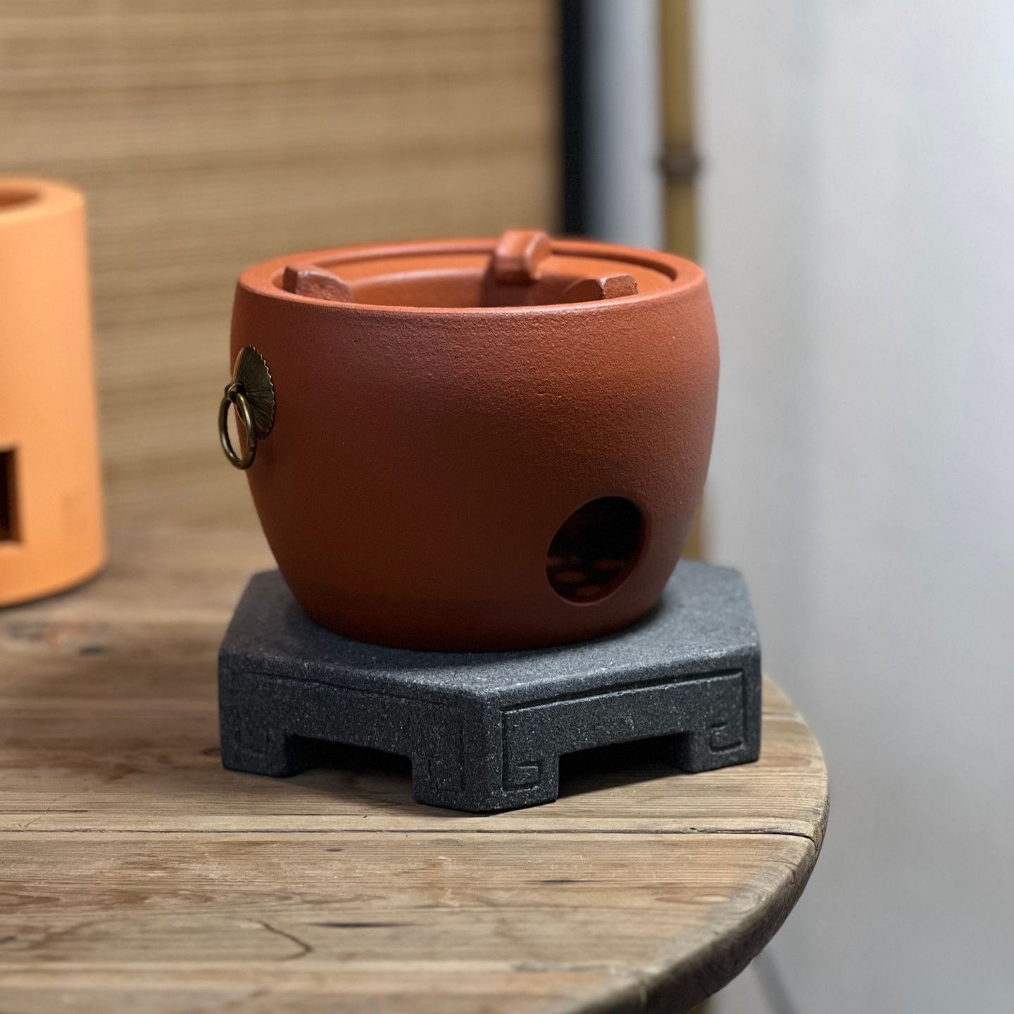 Imitation Stone Cement Hexagon Heat Insulation Stove Mat Heavy