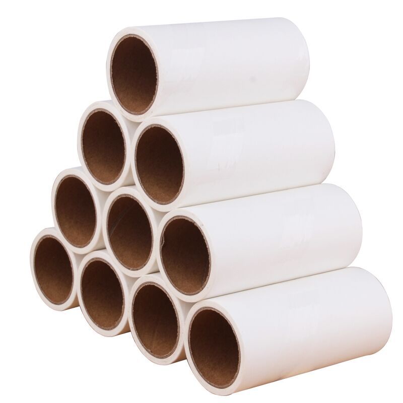 10/16/19/24cm oblique tear type replacement paper core clothes dust removal tearable sticky hair roller sticky paper
