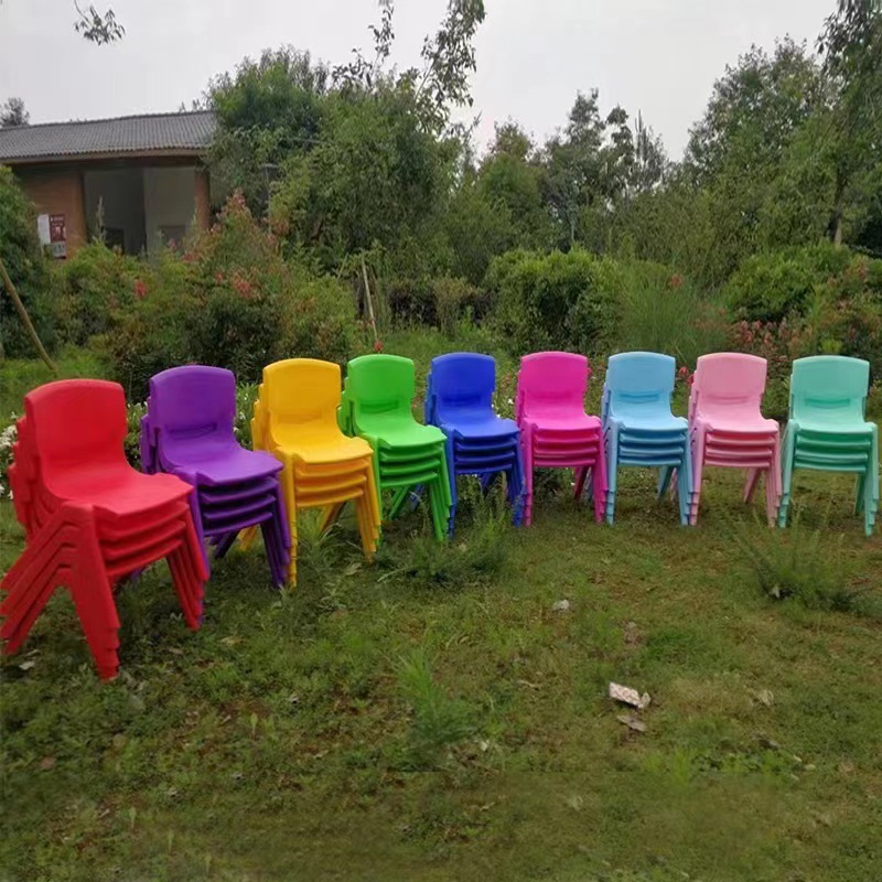 Стул для детского сада, пластиковый стул с спинкой, утолщенный стул для обучения, стулья и столы для взрослых, оптовая продажа