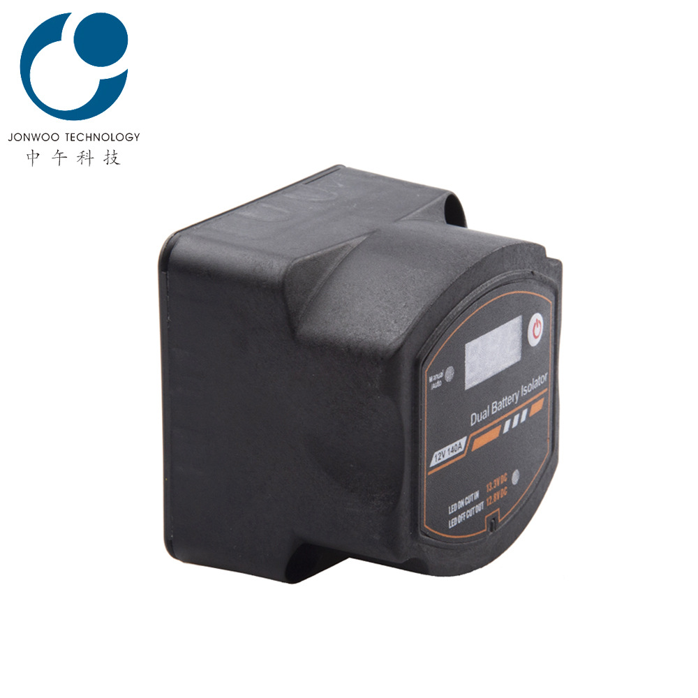 Car Boat Yacht Smart Dual Battery Isolator Controller Relay Led Digital Display 12V140A Battery Modification
