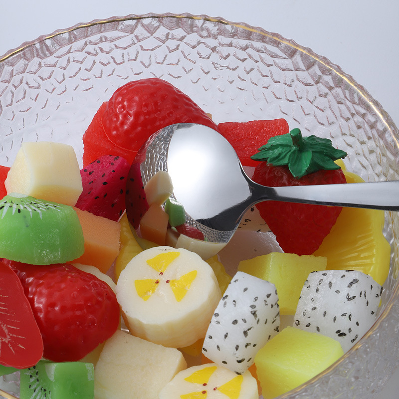 Creative Japanese Beech Wood Handle Tableware Stainless Steel Knife, Fork, Spoon, Chopsticks, Coffee Stirring Spoon, Dessert Spoon, Egg Beater