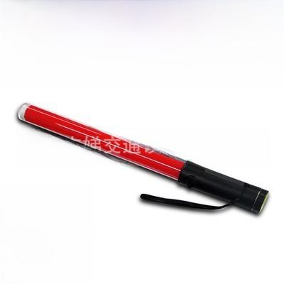 36CM long PC tube red and blue two-color rechargeable LED baton battery with protection board