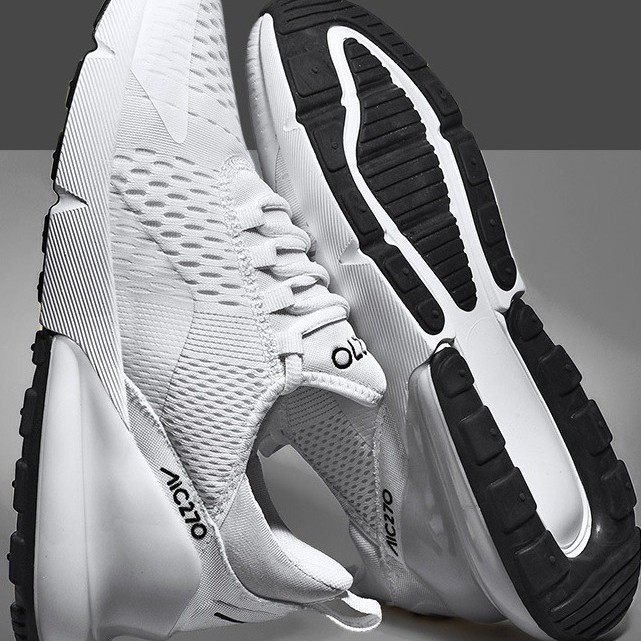 Cross-Border New Large Size Full-Length Air-Cushion Shoes Shock-Absorbing Running Shoes Couples Soft-Soled Running Sports Casual Shoes for Men and Women