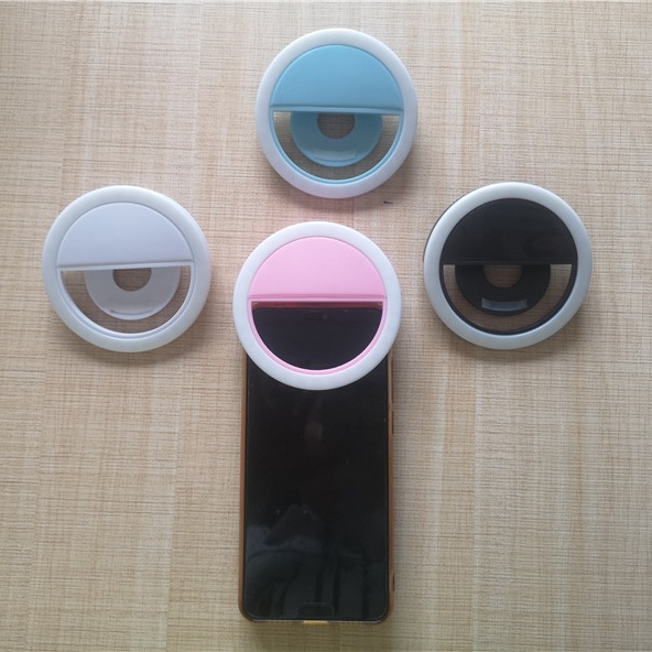 24 мобильный телефон кольцевой зарядный светодиодный портативный компактный свет для селфи с возможностью печати логотипа