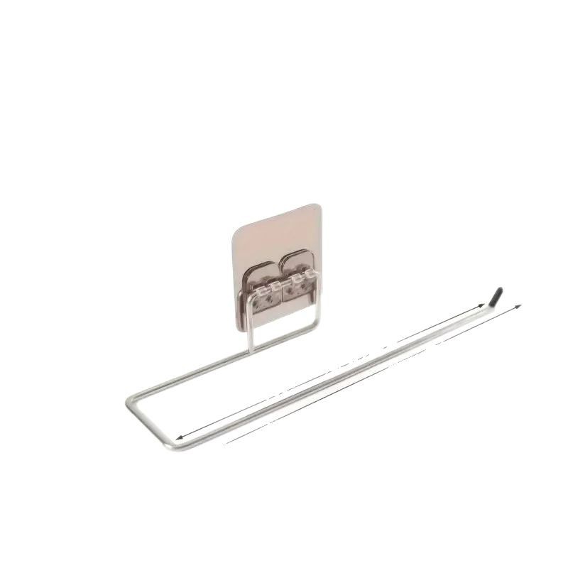 Manufacturer's Ready-Made Kitchen Multi-Functional Lazy Rag Storage Rack Without Punching Cling Film Storage Rack Wall-Mounted Roll Paper Rack