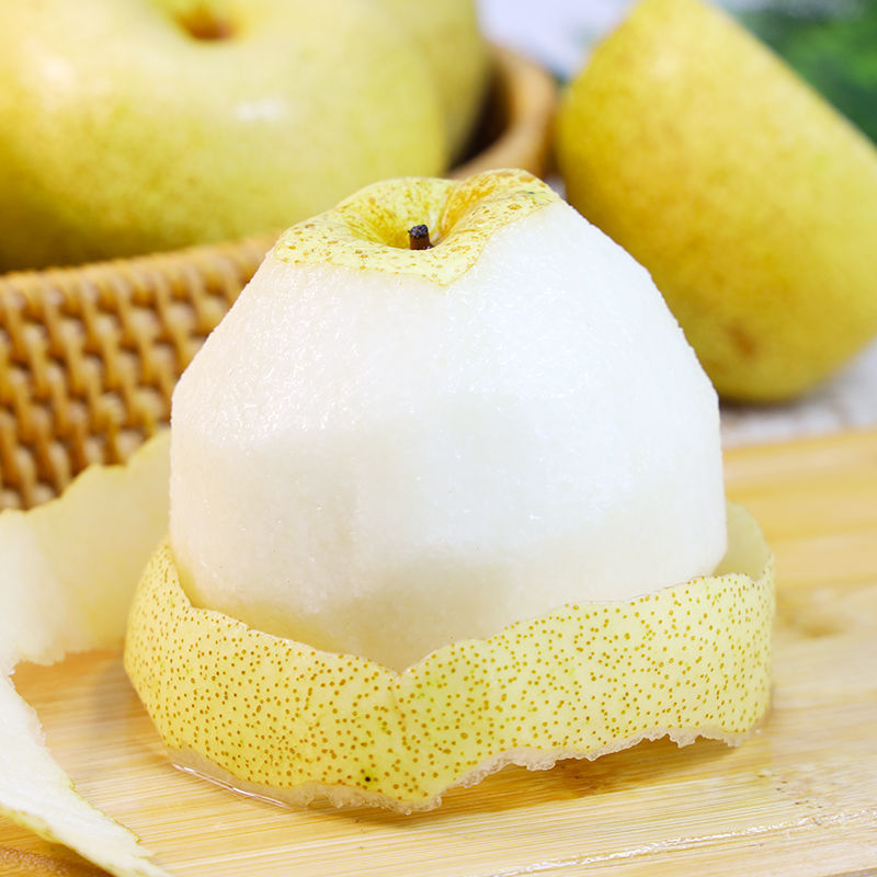 Authentic Qianxian Lihuo Crisp Pears from Shaanxi, Fresh Seasonal Fruit, Tribute Pears, Crisp, Sweet, Juicy, Direct from the Orchard