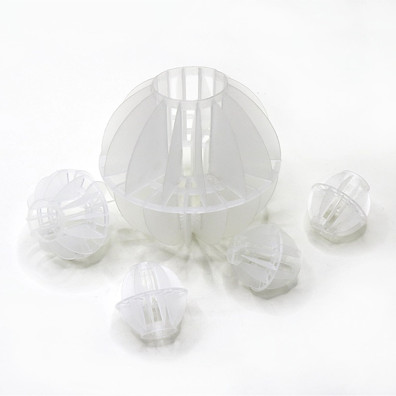 Rongsheng Supplies Pp Plastic Multi-Faceted Hollow Balls, Environmentally Friendly Balls, Spray Tower Filtration, Adsorption Hollow Balls, Exhaust Gas Tower Fillings