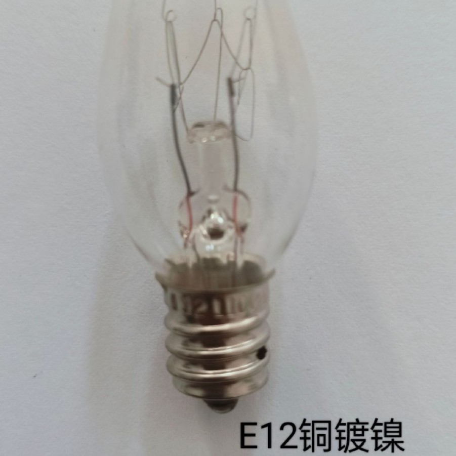 C7 Flat Head E12 Us Standard 120V15W Salt Lamp Special for Aromatherapy Lamp