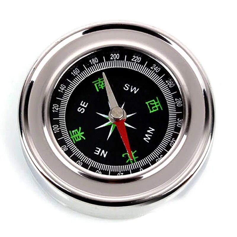 Outdoor Stainless Steel Compass North Needle Portable Compass for Adults and Kidsren Traveling and Hiking Wholesale