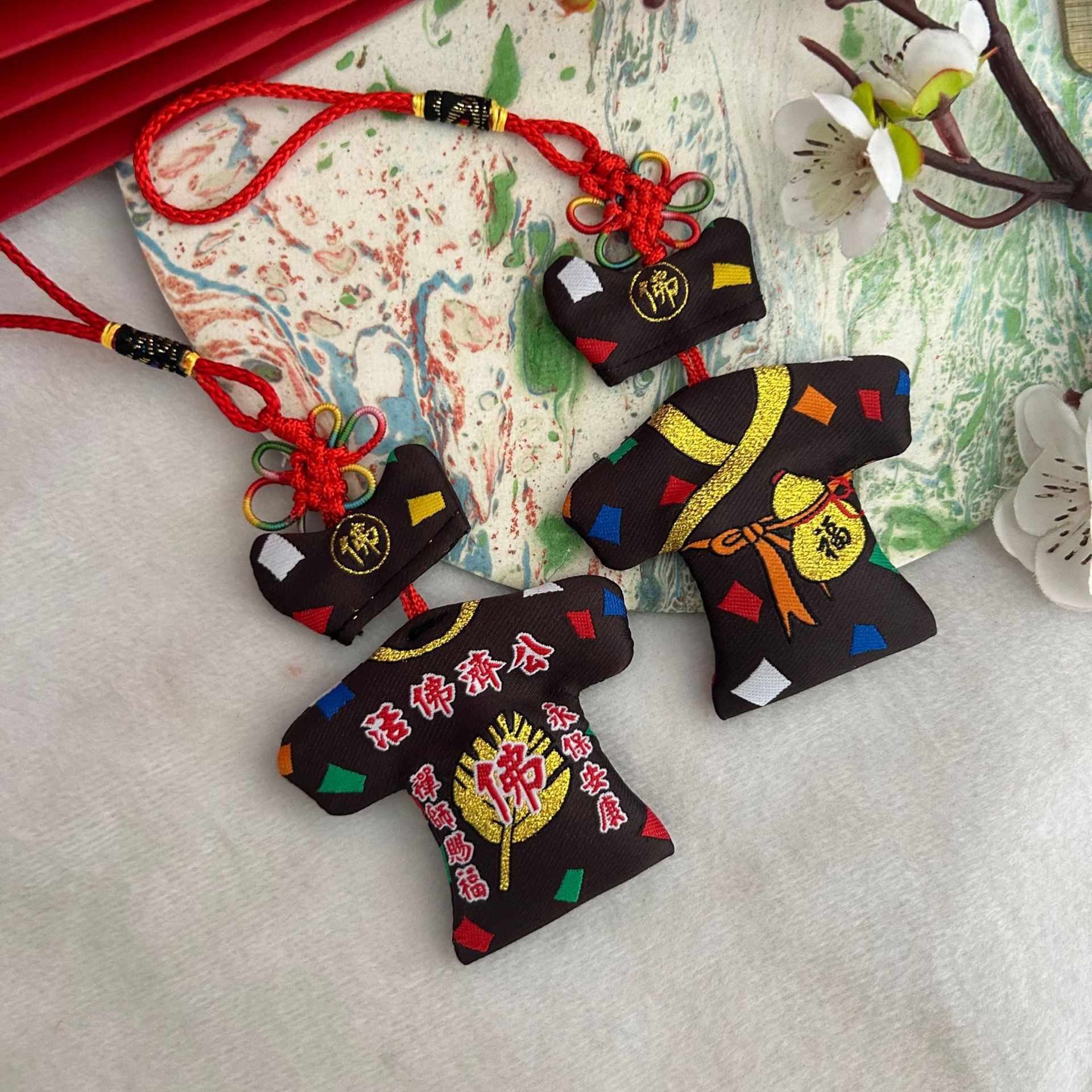 Mazu incense bag Baishatun small god clothing hanging ornaments Taiwan sachet sachet sachet peace weaving embroidery process can add LOGO