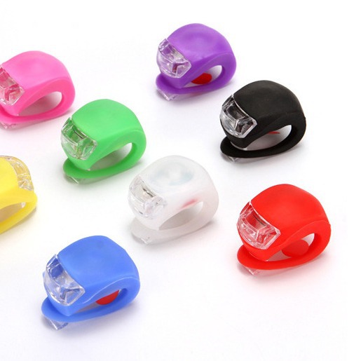 Силиконовый светильник для велосипеда, пятое поколение, предупреждающий свет, одно LED монокулярный свет, лягушка свет, жук свет