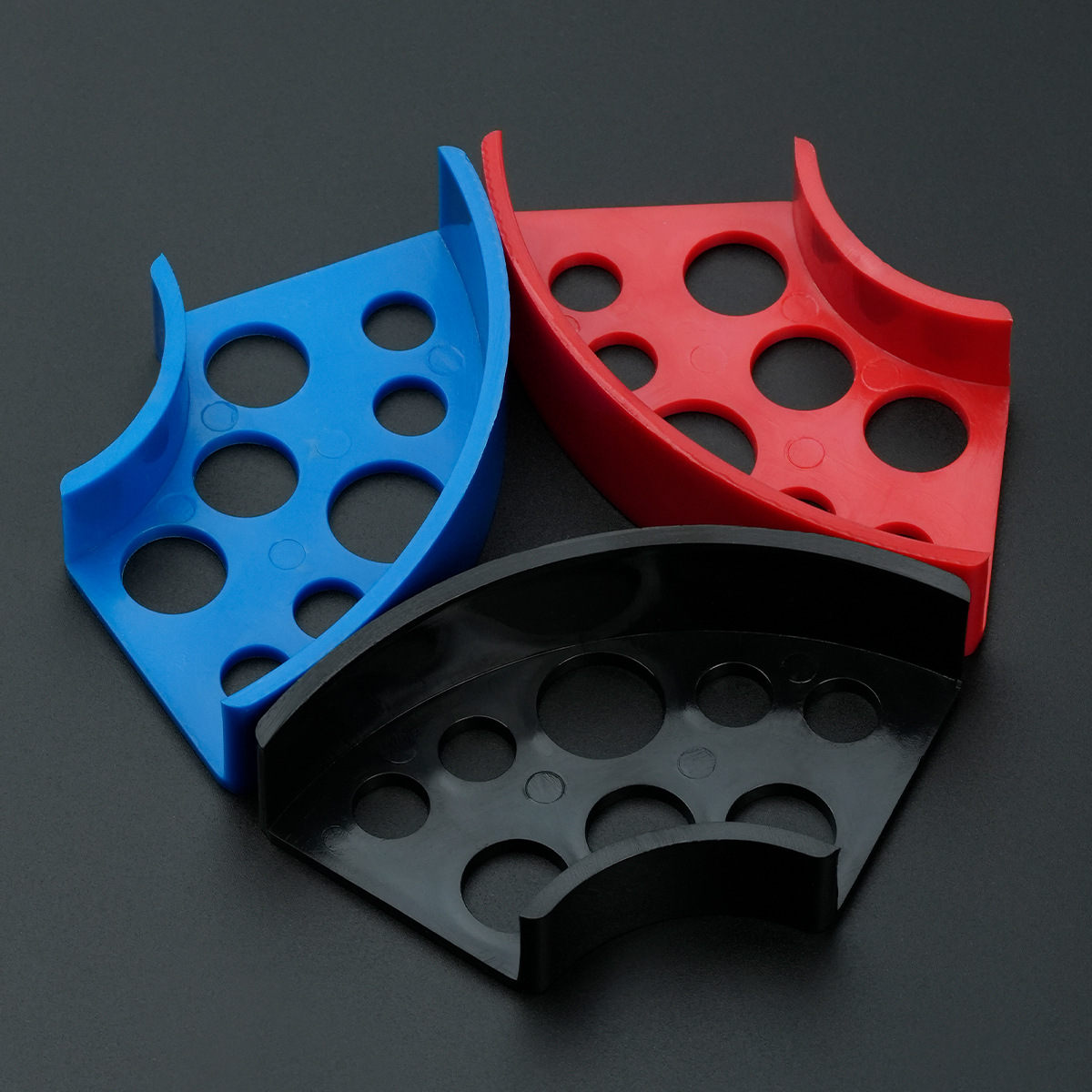 Dragon artist tattoo equipment manufacturers wholesale fan-shaped plastic toner cup holder tattoo multicolor Toner Cup placement rack