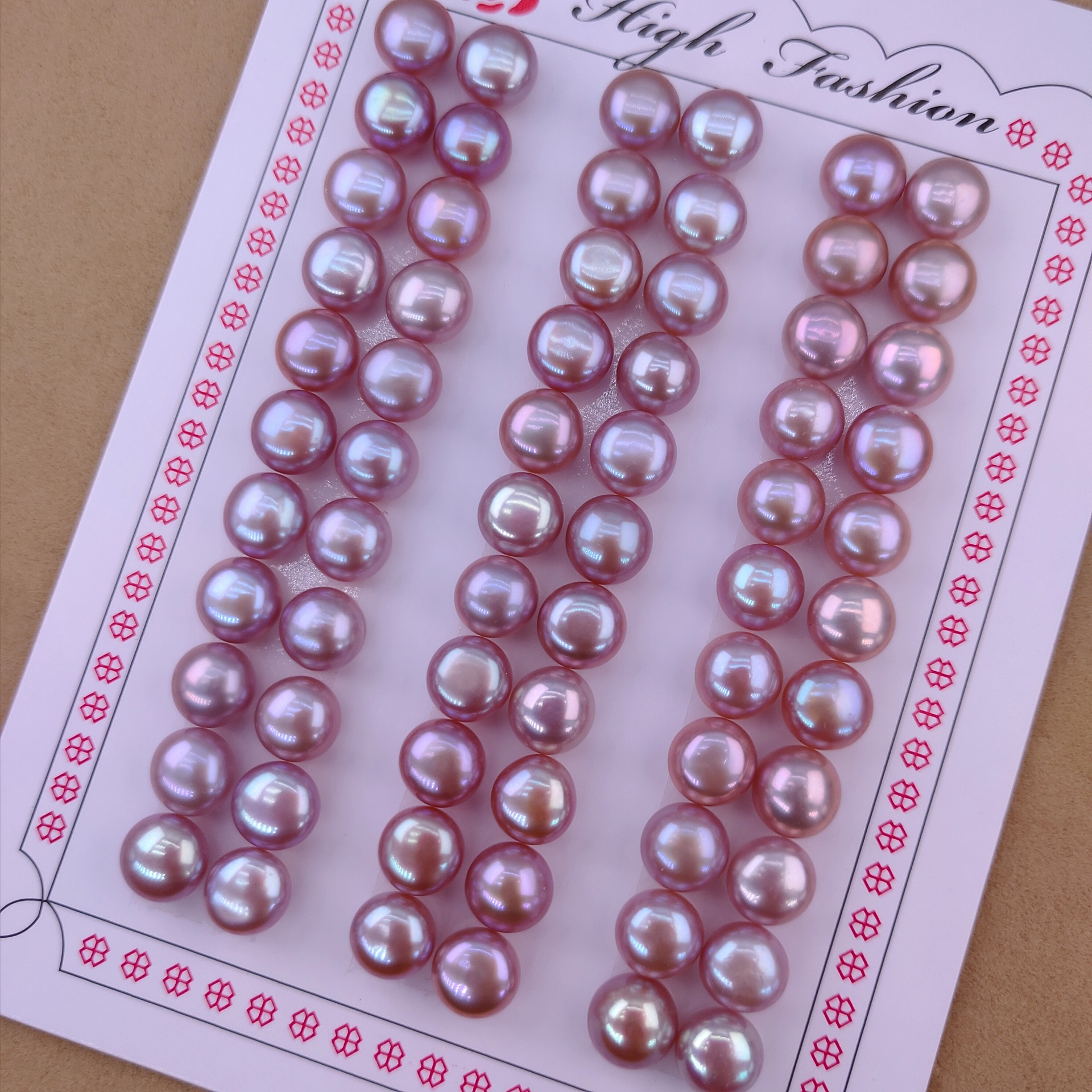 4A+ Natural Freshwater Bread Beads Half-Hole Steamed Bun Pearl Bare Beads Ring Face DIY Accessories Loose Beads Manufacturer Wholesale