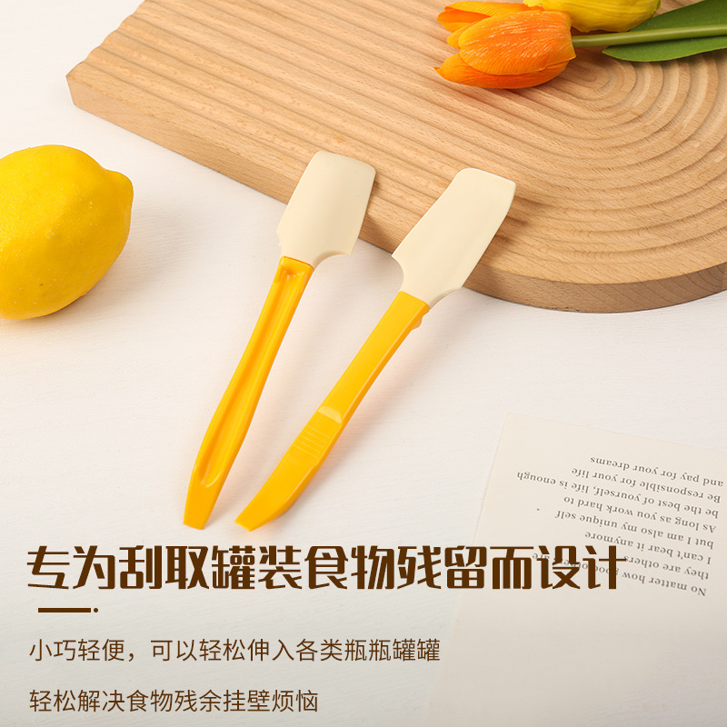 In stock high temperature resistant silicone scraper moon cake light cream butter spatula spatula stirring scraper baking tool