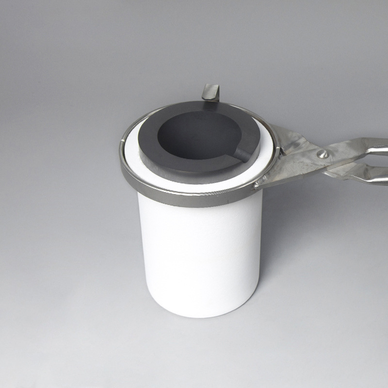 Chengjiang 304 Stainless Steel Crucible Gold Melting Tongs Graphite Crucible Kit Clamp High Temperature Fire Tongs Accessories Wholesale