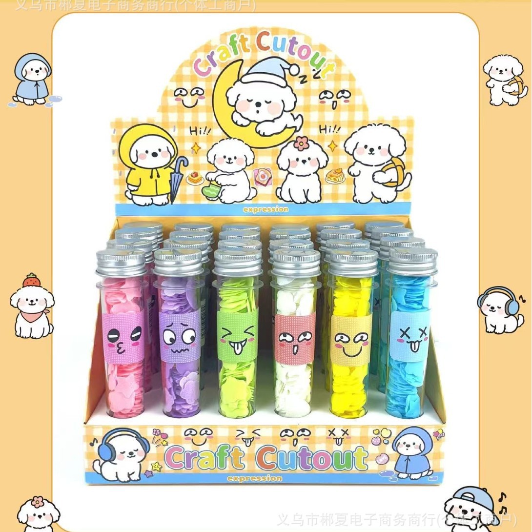 Cute Cartoon Shape Colorful Soap Flakes Creative Disposable Hand Washing Flakes Fun Portable Student Soap Flakes