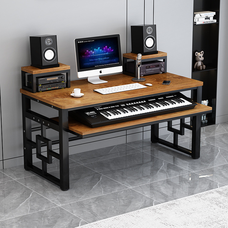 Table Orchestration Computer Table Electronic Piano Table Simple Modern Electric Piano Table Music Recording Studio Workbench Synthesizer