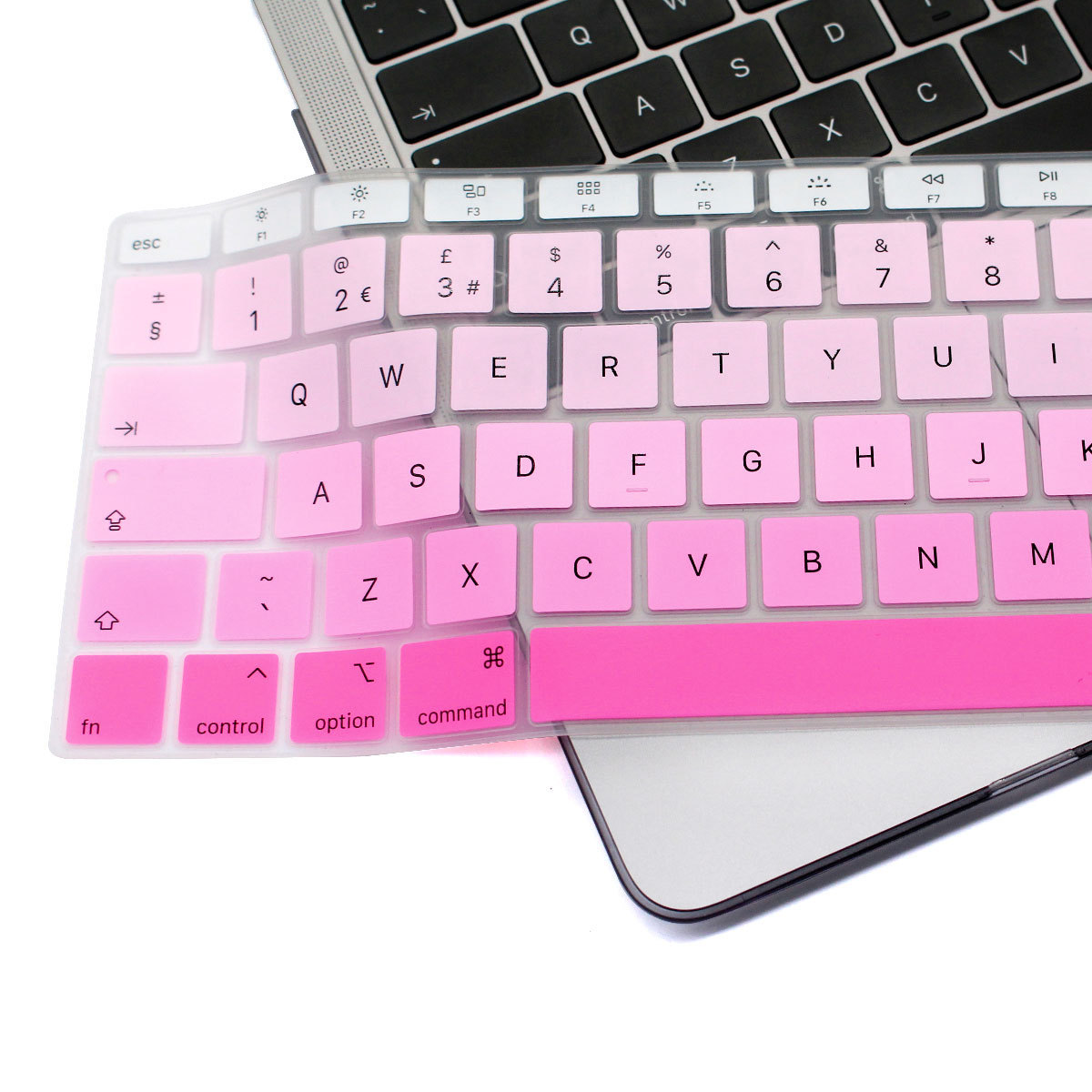 Suitable for Apple Notebook Keyboard Film Air European Version Multi-Color Gradient Keyboard Protective Film 13.3inch Pro Customized