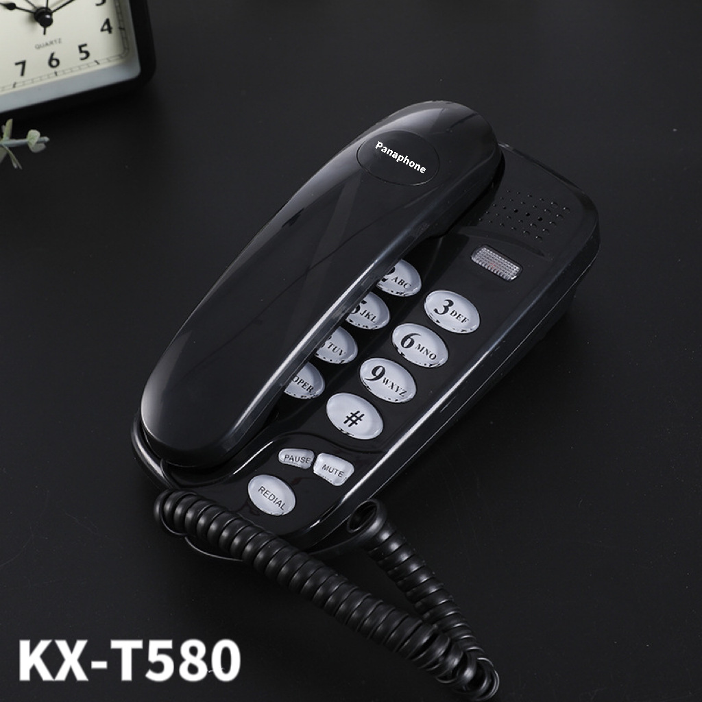 Manufacturer's Spot Export Kx-T580 Telephone Hanging English Small Extension Wall-Mounted Business Office Hotel