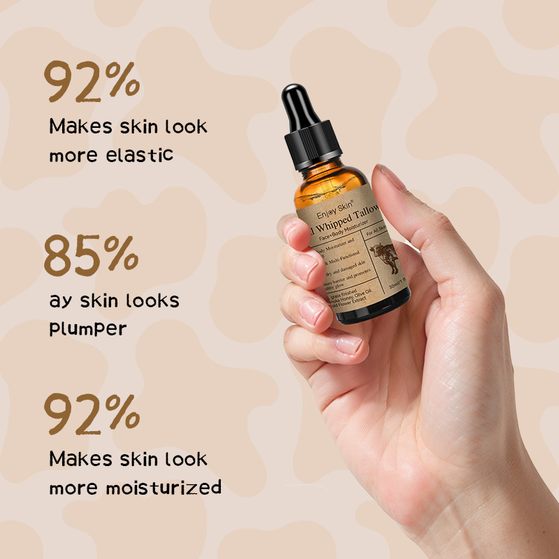 Cross-Border Tallow Essential Oil Facial Care Essence Skin Care Oil Moisturizing and Moisturizing Tallow Oil Processing