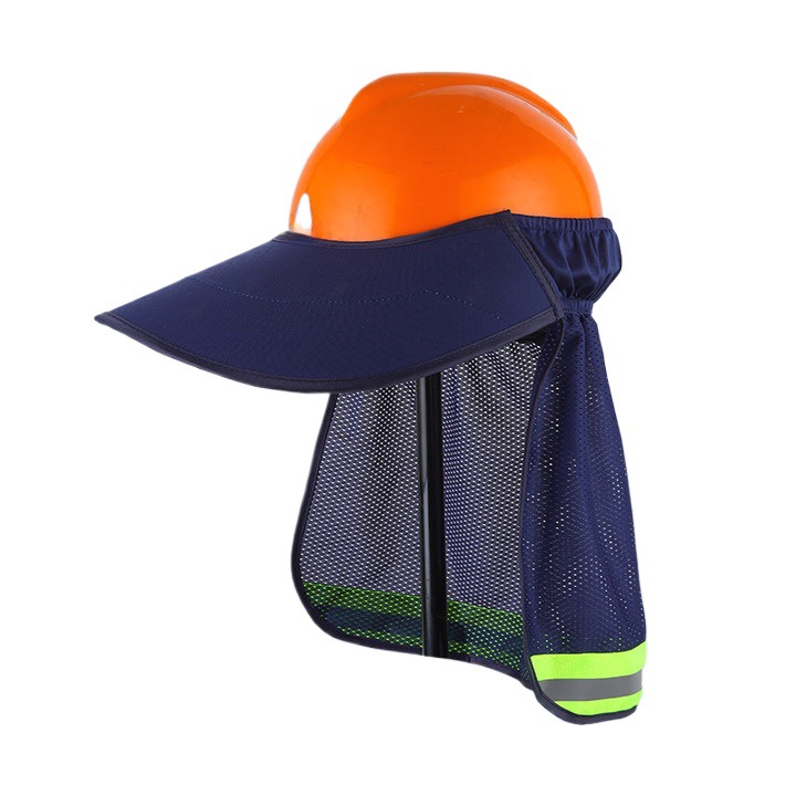 Sun Hat Men's Brim Construction Site Construction Sun Protection Summer Duck Tongue Style Breathable Helmet Worker Sanitation Helmet