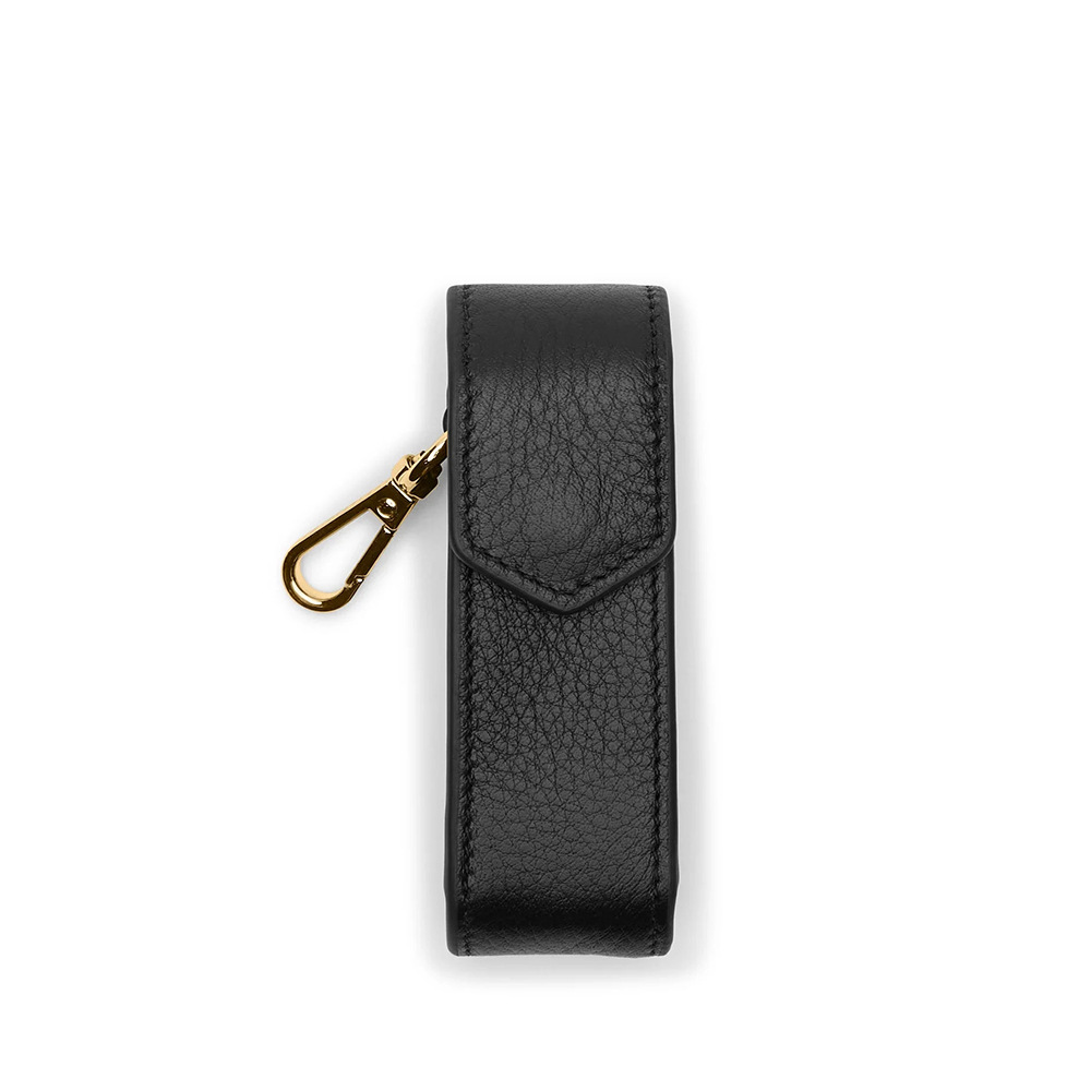 Customized Lipstick Perfume Bottle Leather Case Portable Lip Gloss Lipstick Protective Cover Cosmetics Bag High-End Leather Makeup Lipstick Box