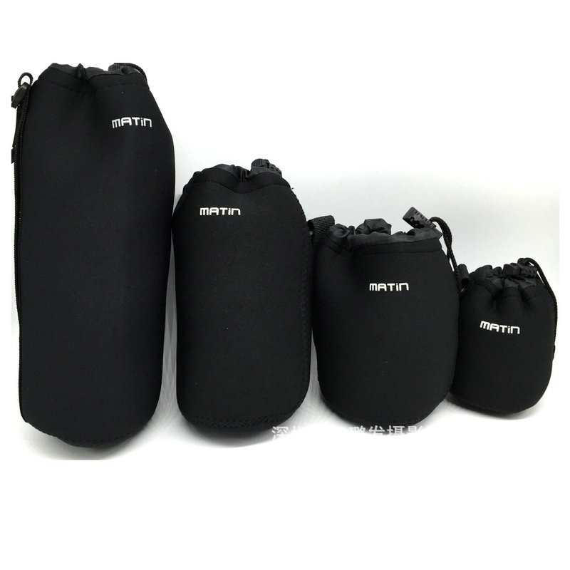 Factory Supply Maeda Camera Lens Bag Lens Tube Lens Bag Wordless Lens Bag