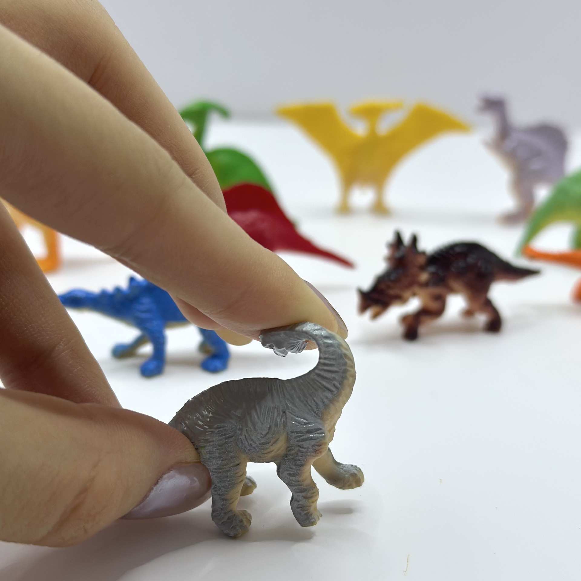 Mini Small Dinosaur Model 5cm Kidsren's Artificial Dinosaur Toy Jurassic Solid Animal Ornament Tyrannosaurus Rex