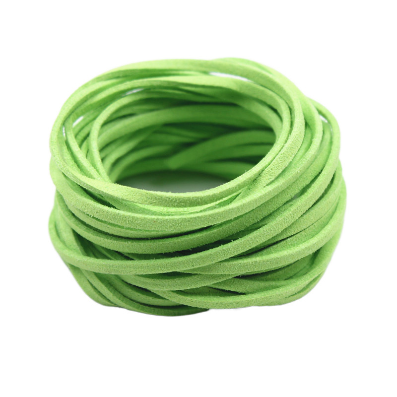 (10m) 3mm Korean Velvet Leather Rope Double-Sided Velvet DIY Hand-Woven Bracelet Dream Catcher Rope