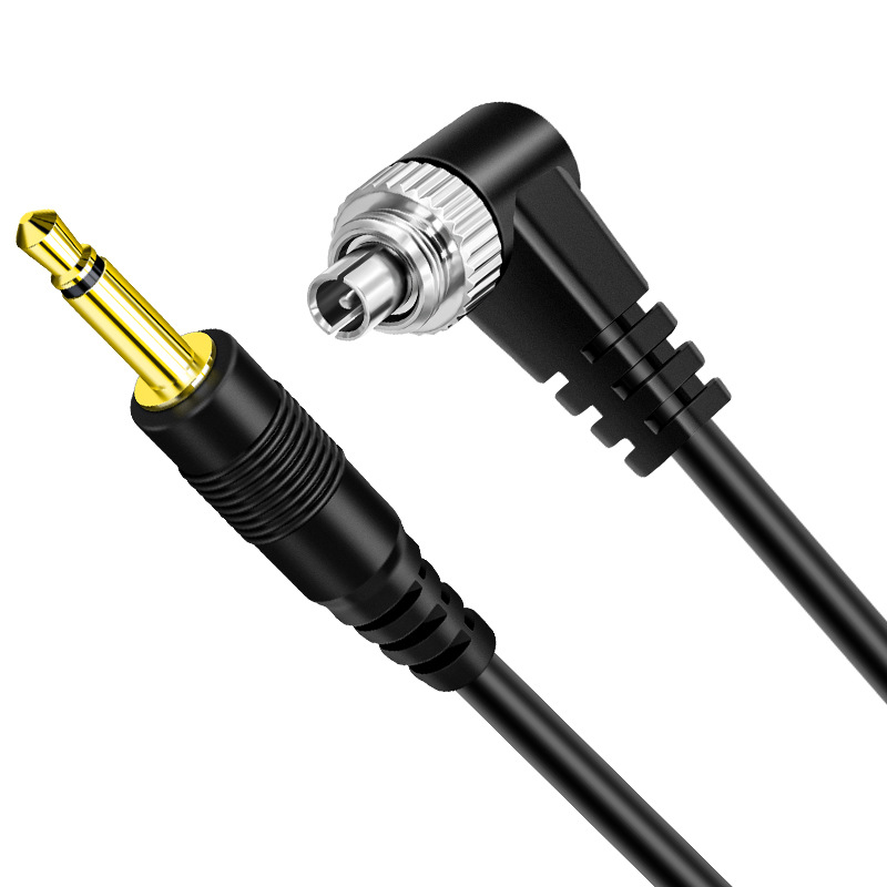 Flash Cable Digital Camera Synchronous Flash Cable 3.5mm to Pc 2.5 to Pc Pc to Pc Synchronous Cable