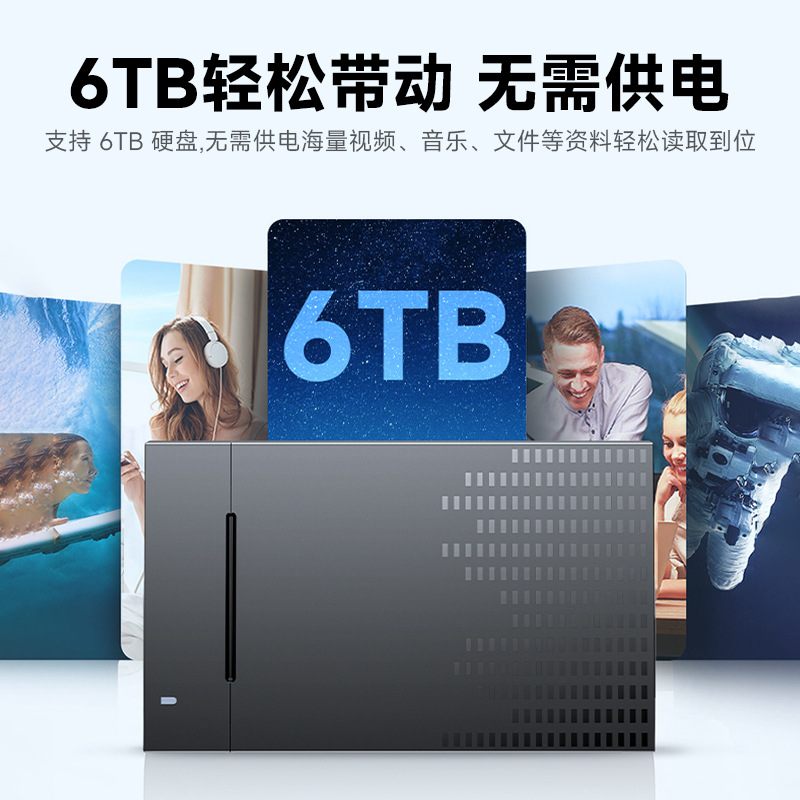 Mobile Hard Drive Enclosure Usb3.1 Typec Serial Port 2.5inch Sata Notebook Solid State Drive Enclosure Tool-Free