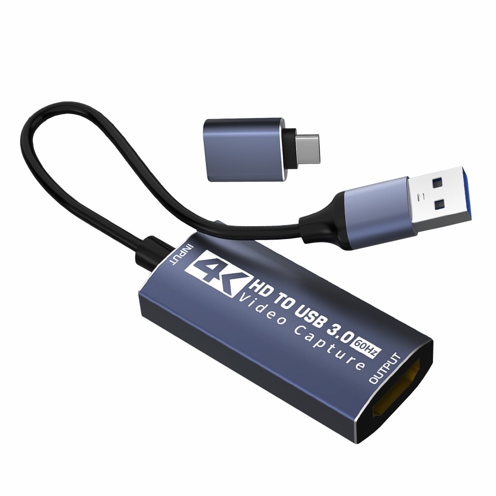 USB3.0 capture card HDMI HD video capture card 4K60HZ game live recording video collector