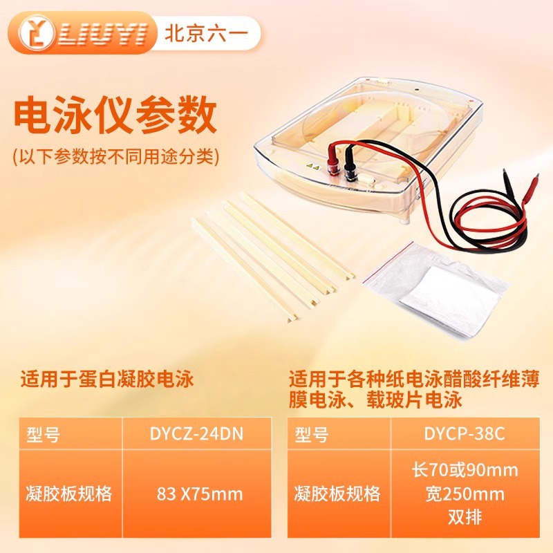 Beijing Liuyi DYCP-31DN agarose type power supply gel laboratory horizontal vertical electrophoresis apparatus electrophoresis tank