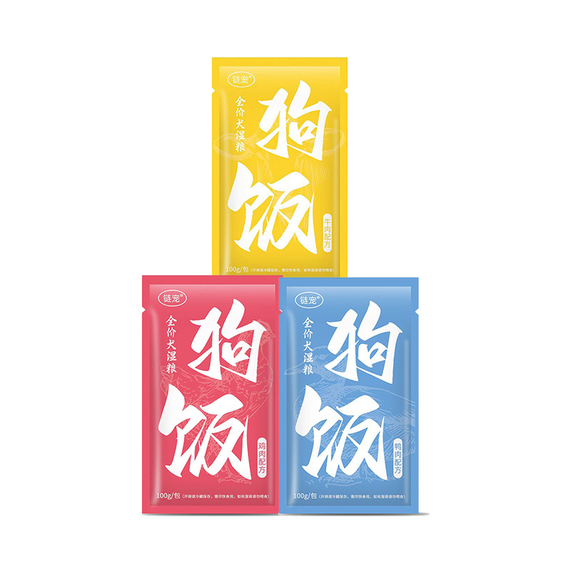 100g Chain Pet Dog Wet Food Pet Dog Food Fresh Meat Food Dog Rice Full Price Staple Food