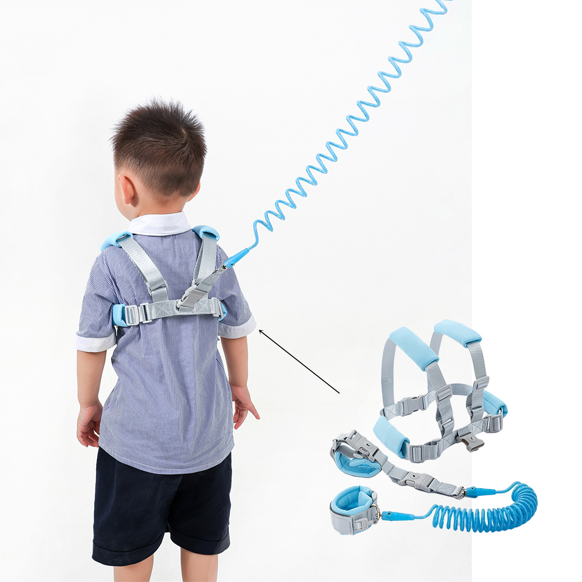 Кросс-бордерный анти-утерянный ремень для младенцев и детей младшего возраста, трос для тяги, многофункциональный переносчик, уличная безопасность для детей
