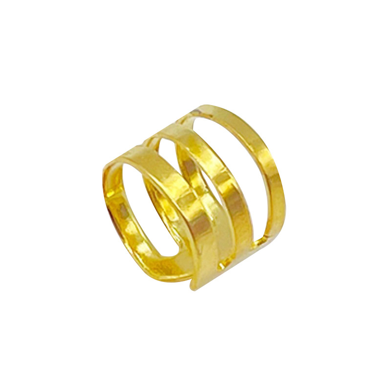 Reggae wig dirty braid hair buckle iron plated wavy hair ring diy braid accessories spot wholesale